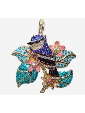 Kirks Folly BLUE SONG BIRD MAGNETIC ENHANCER Pendant